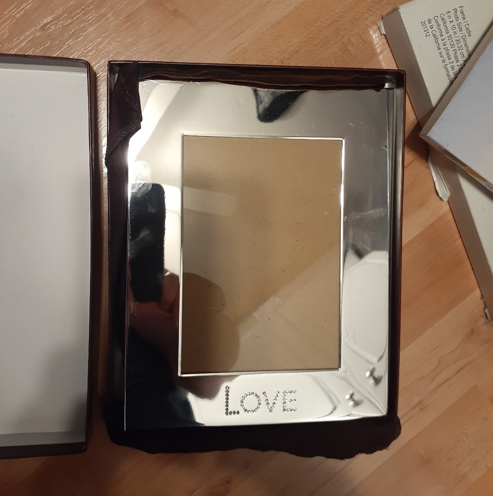Papyrus Love Mirrored Photo Frame